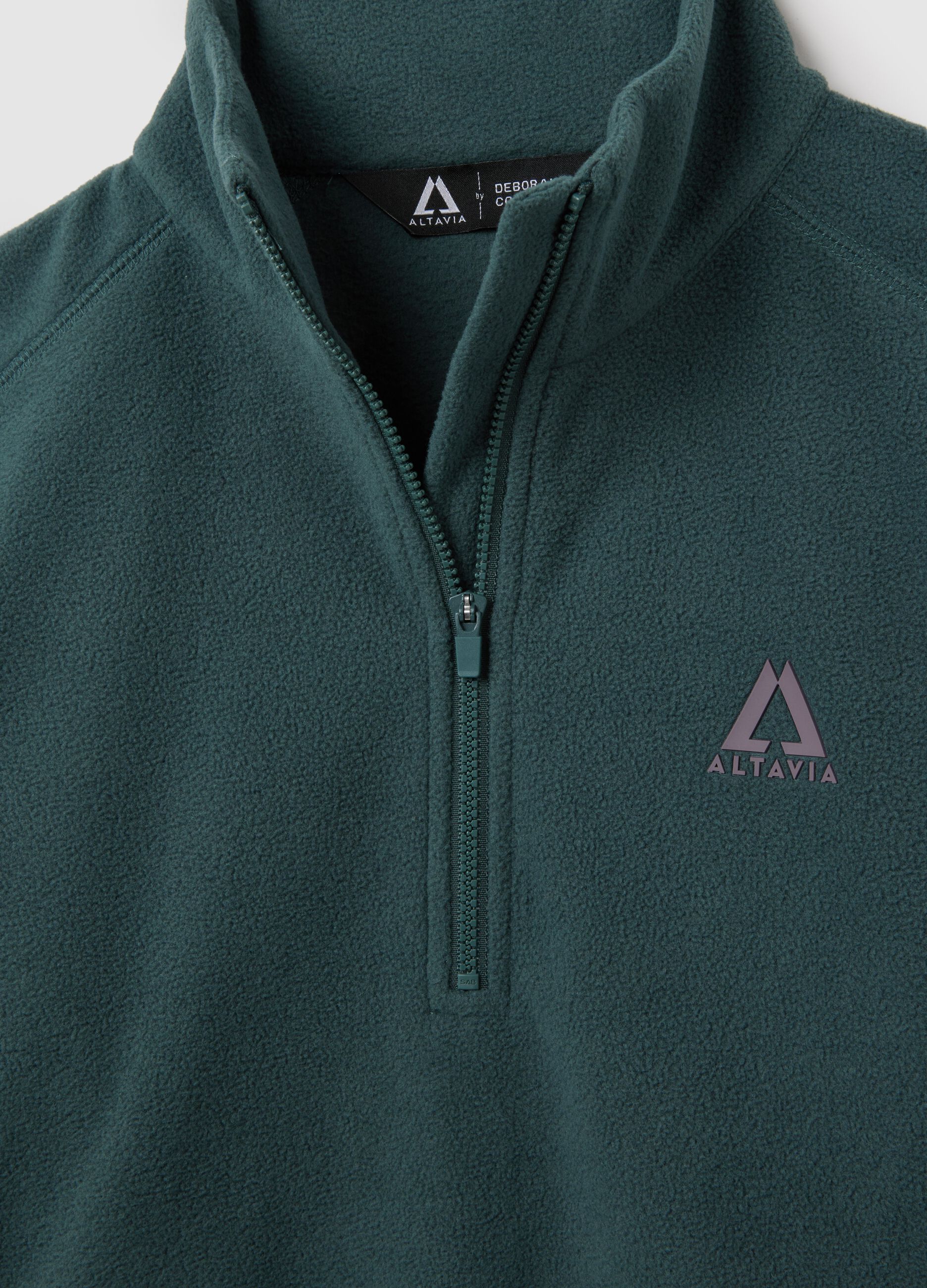 Pile half zip ALTAVIA WITH DEBORAH COMPAGNONI