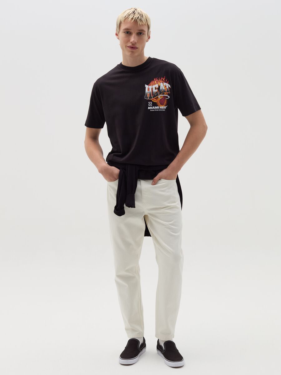 T-shirt with Miami Heats print_1