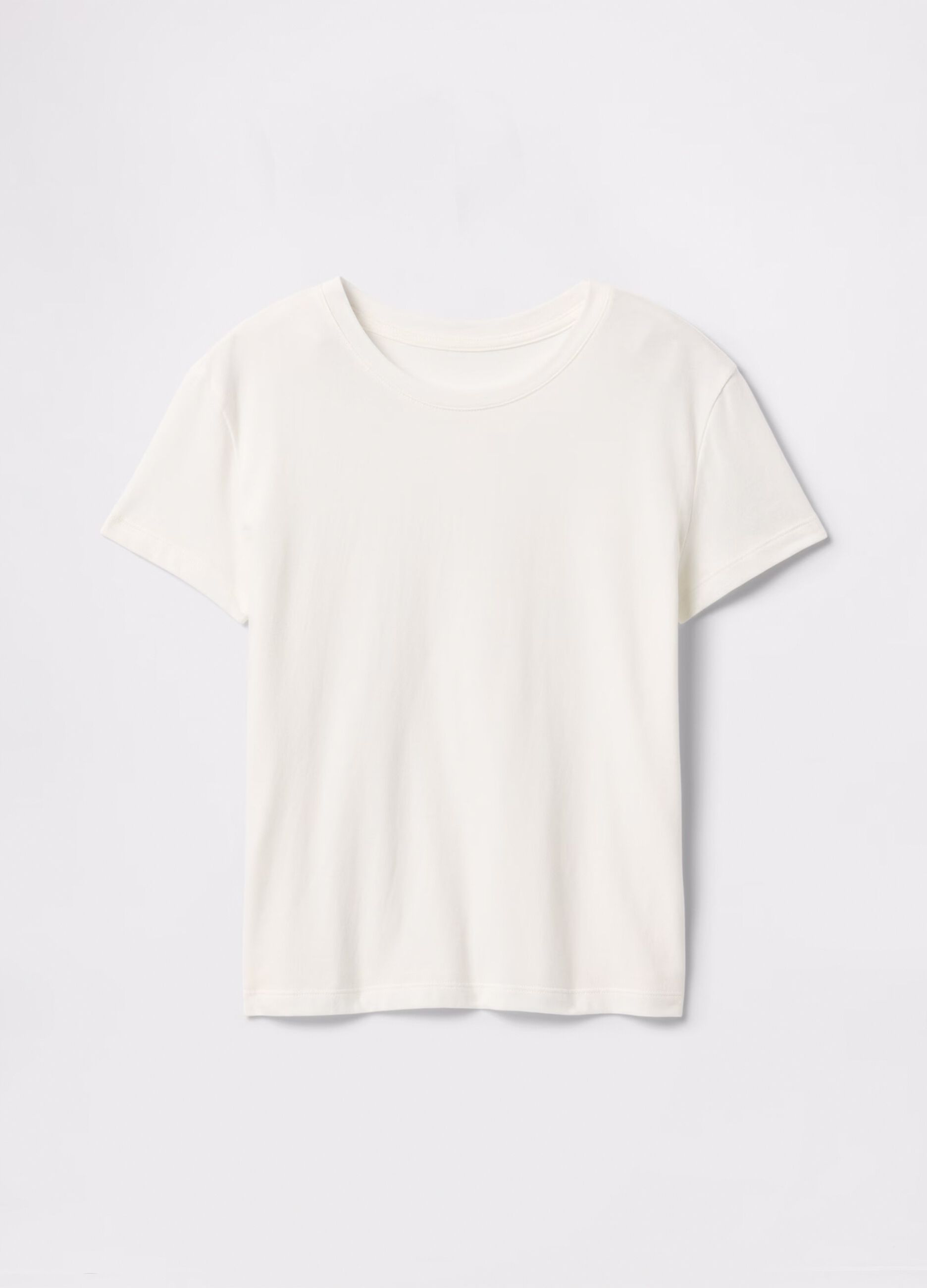 White cotton T-shirt