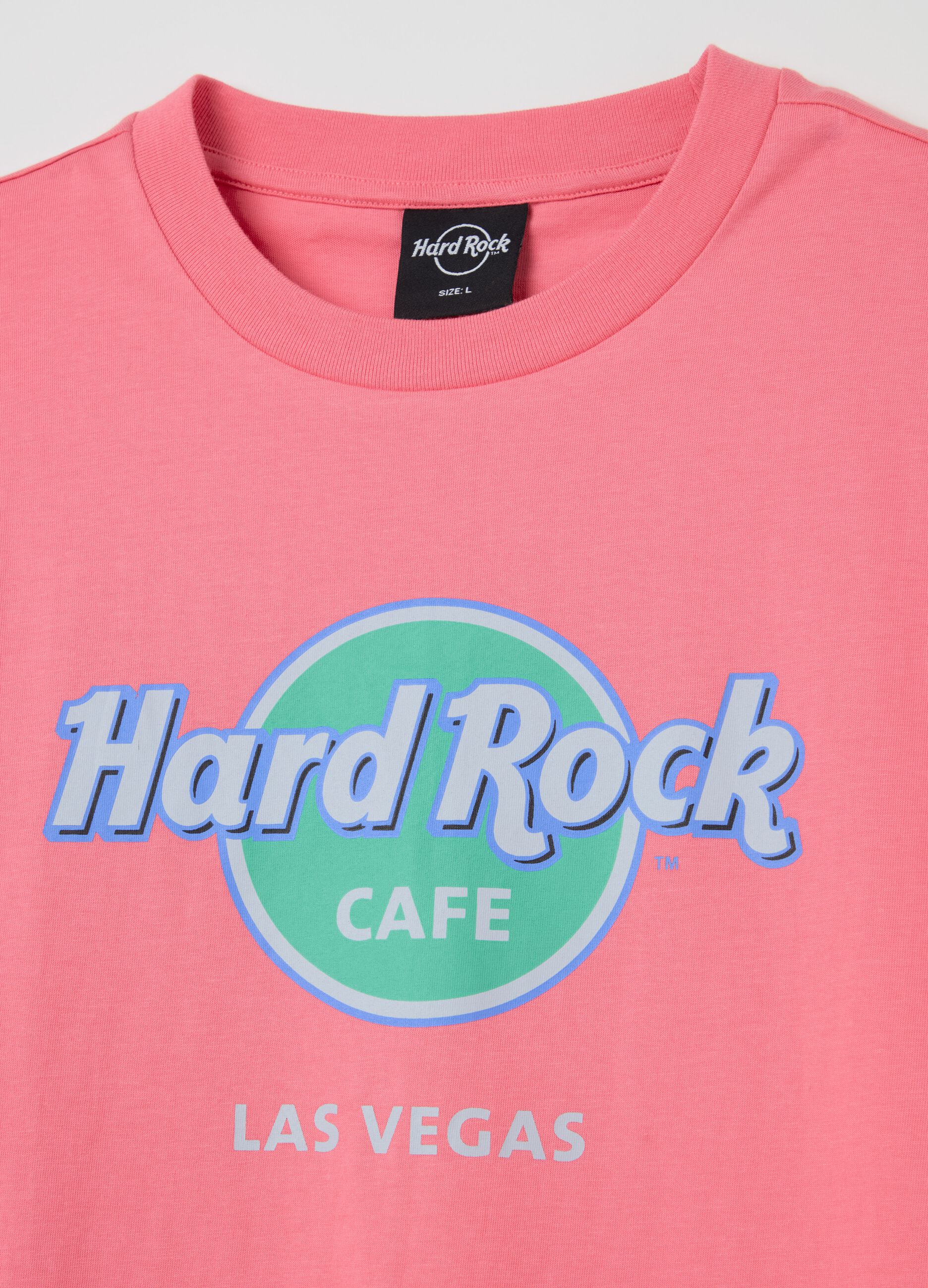 T-shirt con stampa Hard Rock Las Vegas