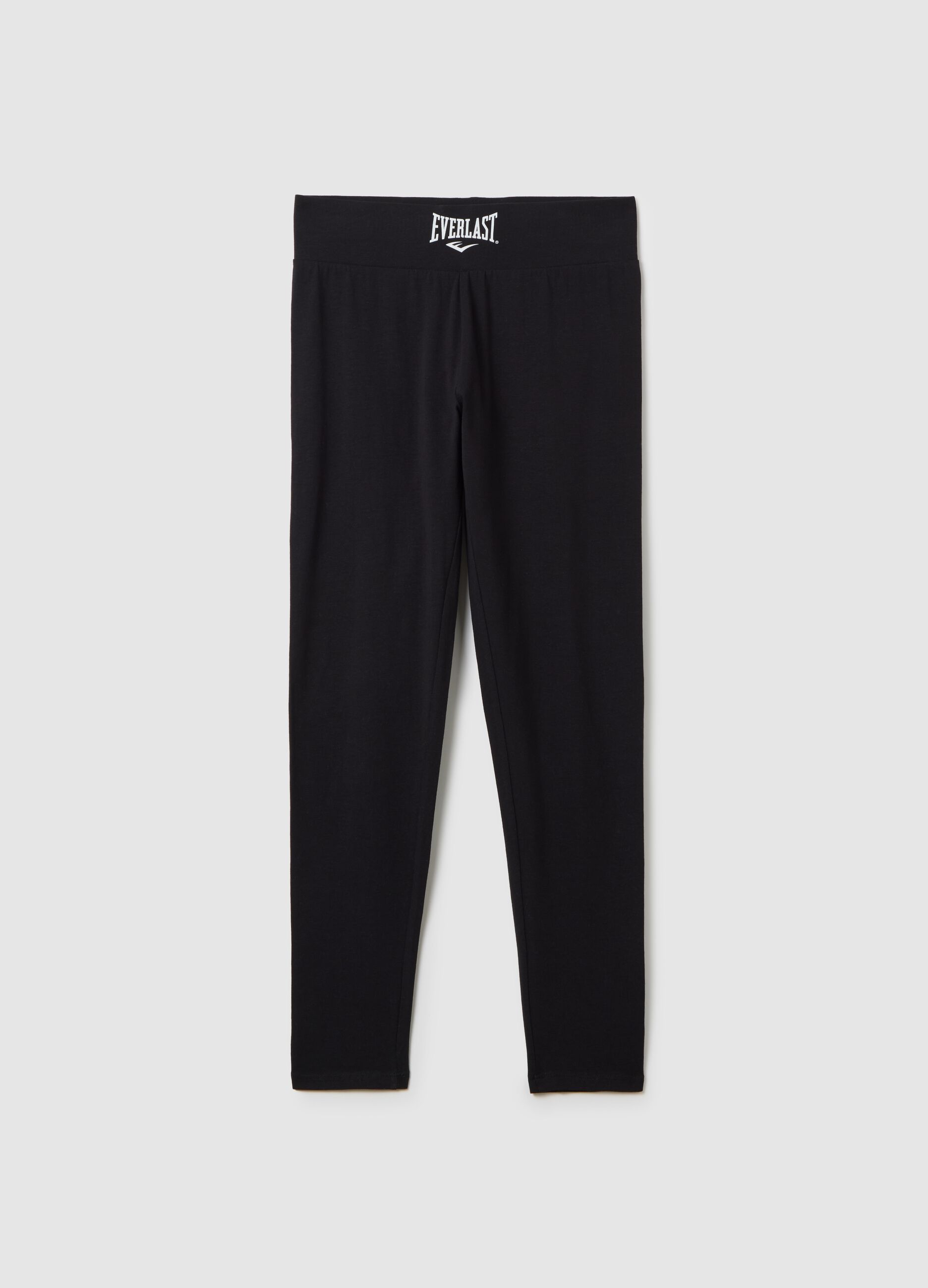 Leggings in cotone stretch con stampa