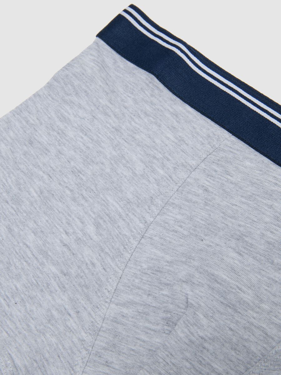 Multicolour boys' boxer briefs in stretch cotton regular fit_3