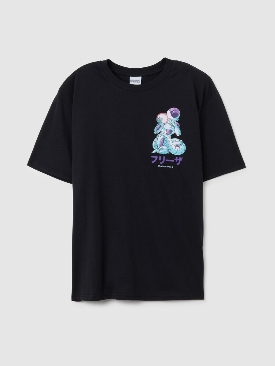 Black pure cotton T-shirt in relaxed fit_4