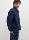 Blue denim pure cotton jacket with oversized fit_3