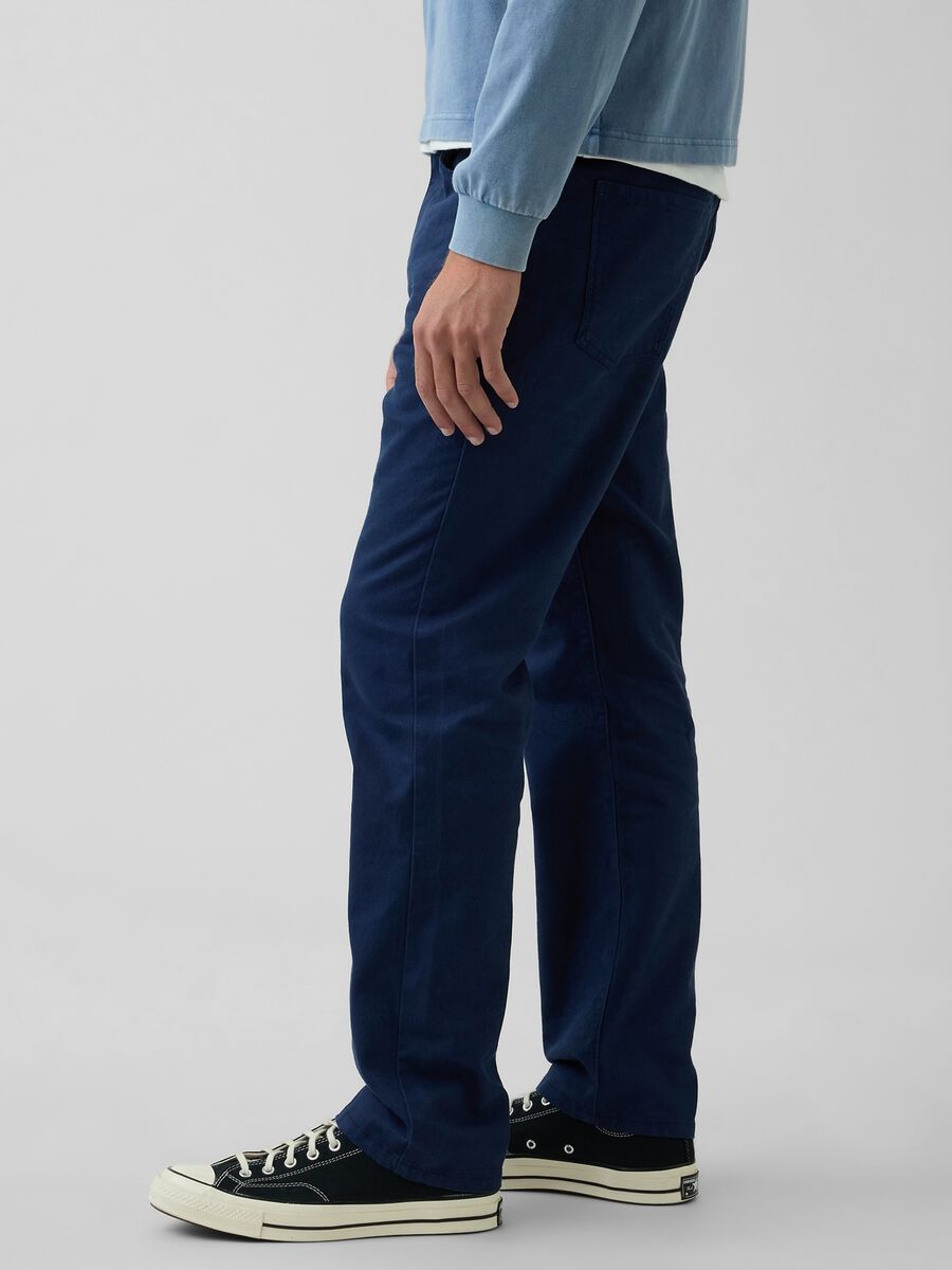 Linen and cotton-blend trousers_1