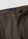 Brown pure cotton regular-fit cargo Bermuda shorts_5