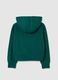 Girls' pure cotton green sweatshirt regular fit_4