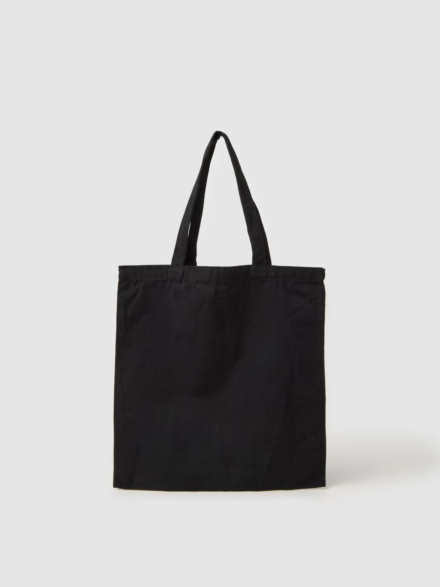 Multicoloured pure cotton shopper bag_1