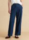 Blue denim jogger trousers in pure cotton, relaxed fit_1