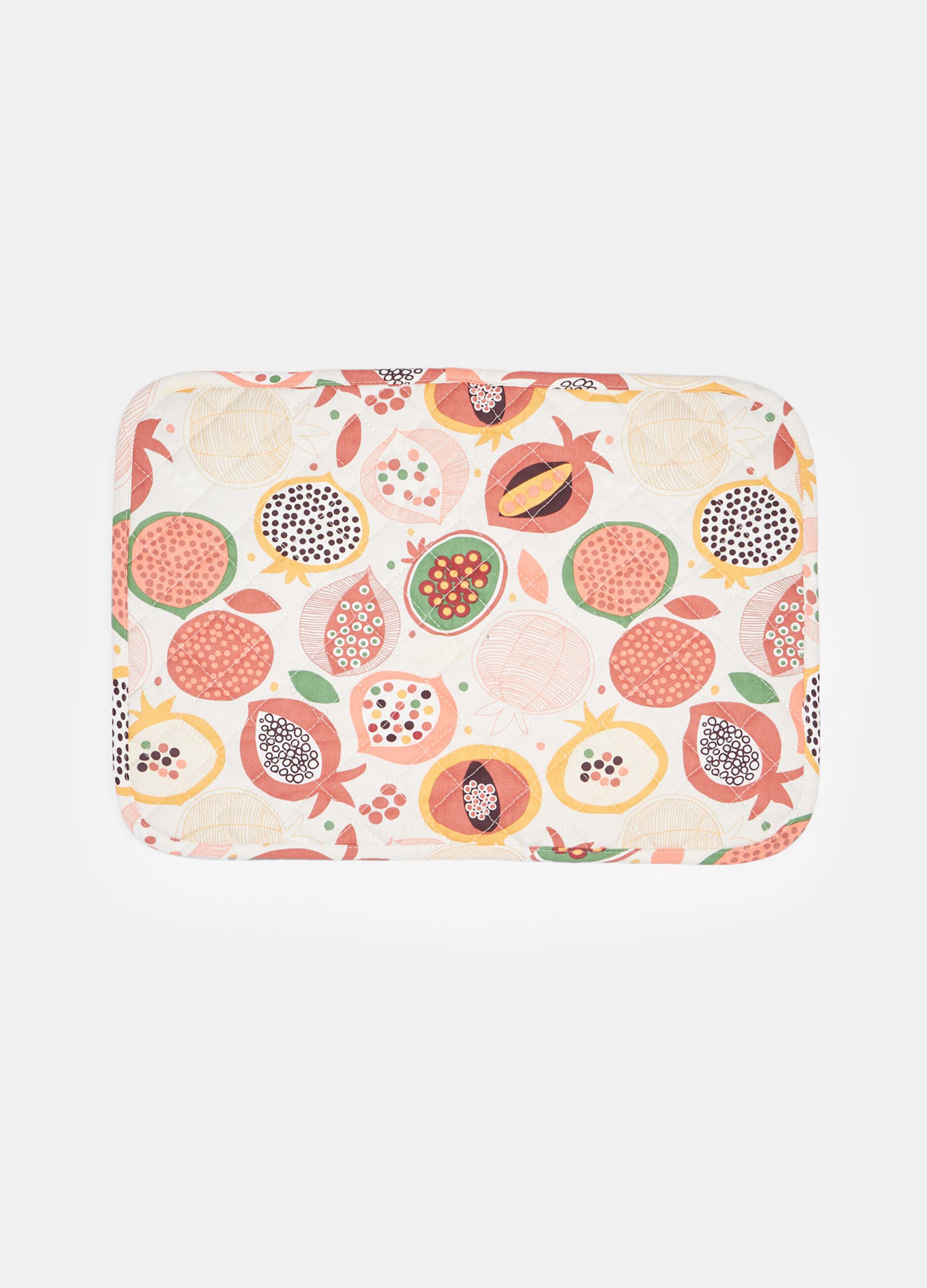 Breakfast table mat with print
