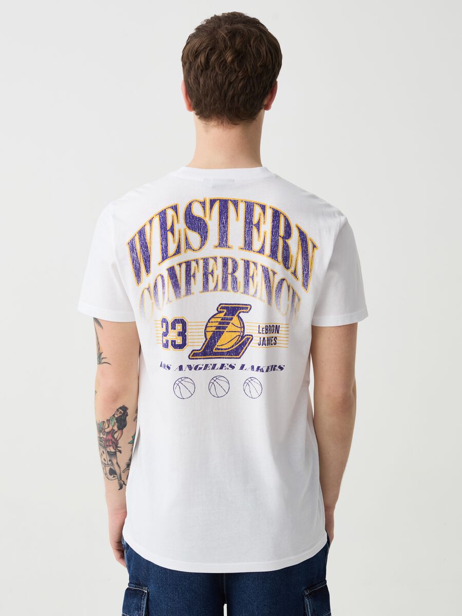 T-shirt with NBA Los Angeles Lakers print_2