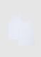 Twin pack boys' white vests in pure cotton regular fit_1