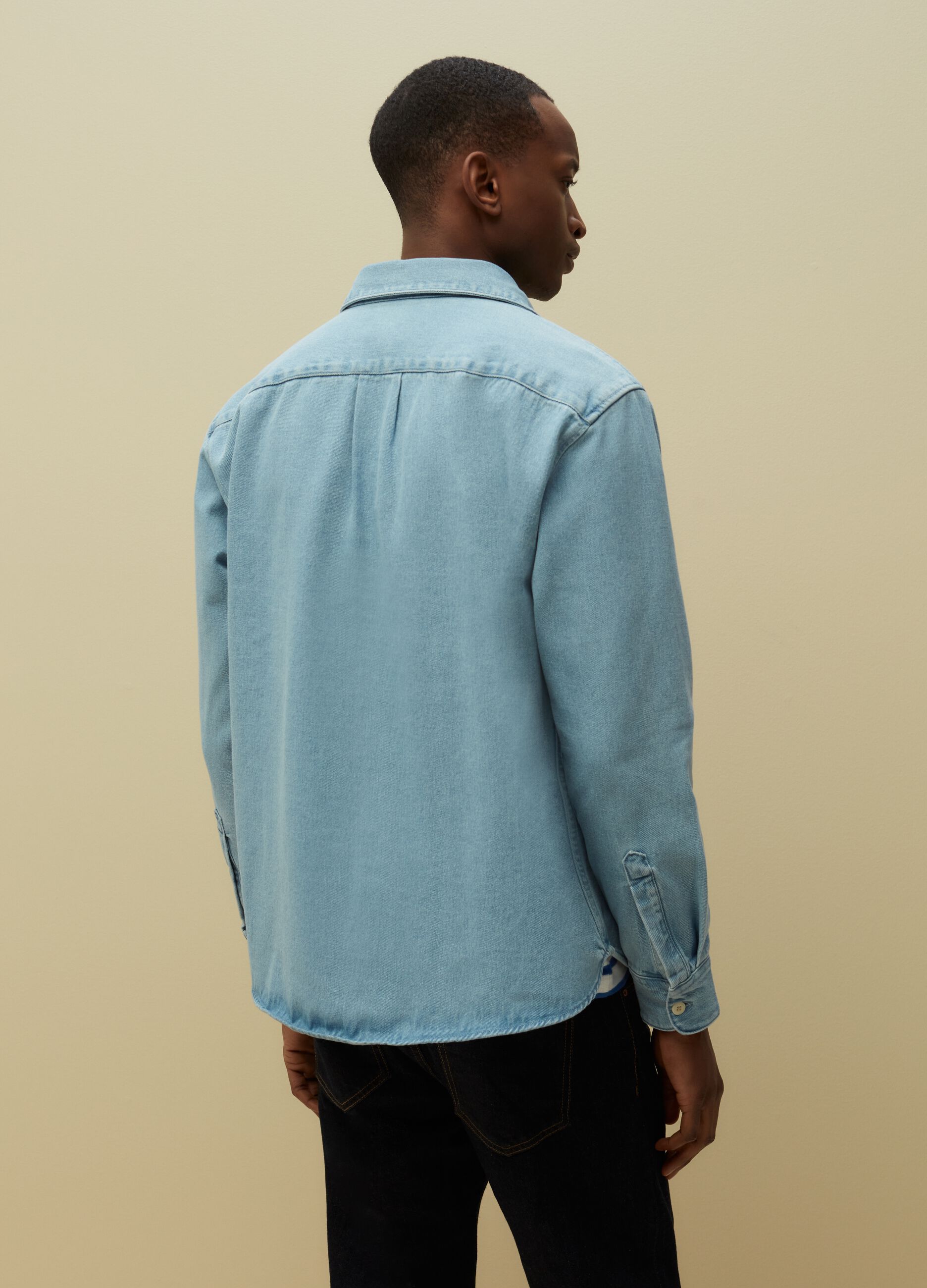 Shacket oversize in denim