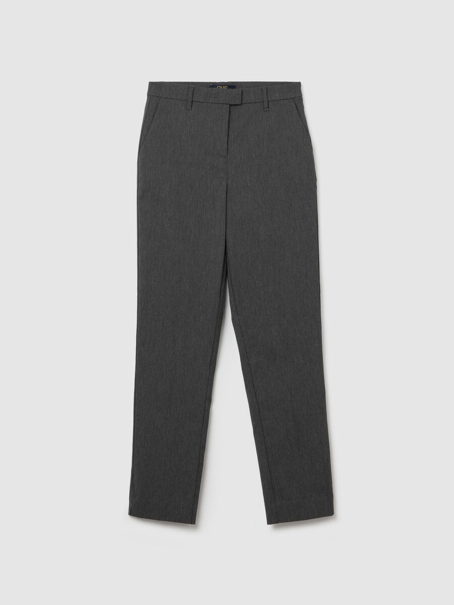 Slim-fit ankle-length chinos_4
