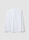 White slim-fit shirt in breathable stretch fabric with 4-way stretch_2