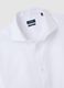 Men's white slim fit pure cotton shirt, easy iron_5