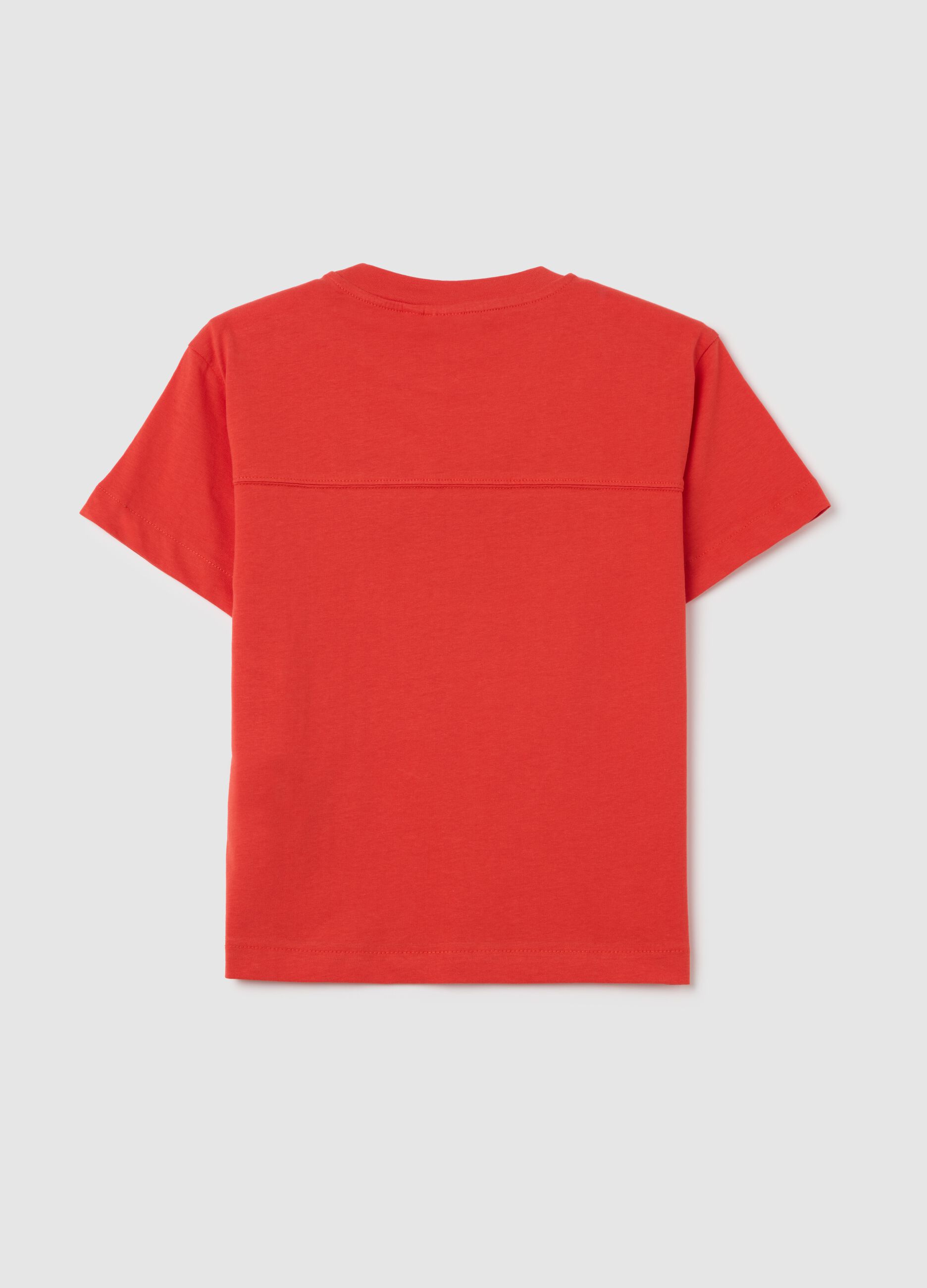 Red Everlast logo T-shirt in pure cotton