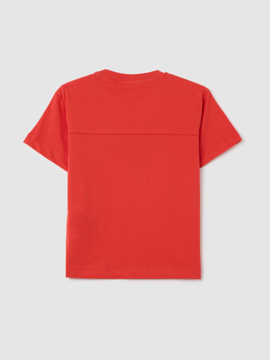 Red Everlast logo T-shirt in pure cotton_1