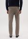 Brown slim fit cotton chinos_2