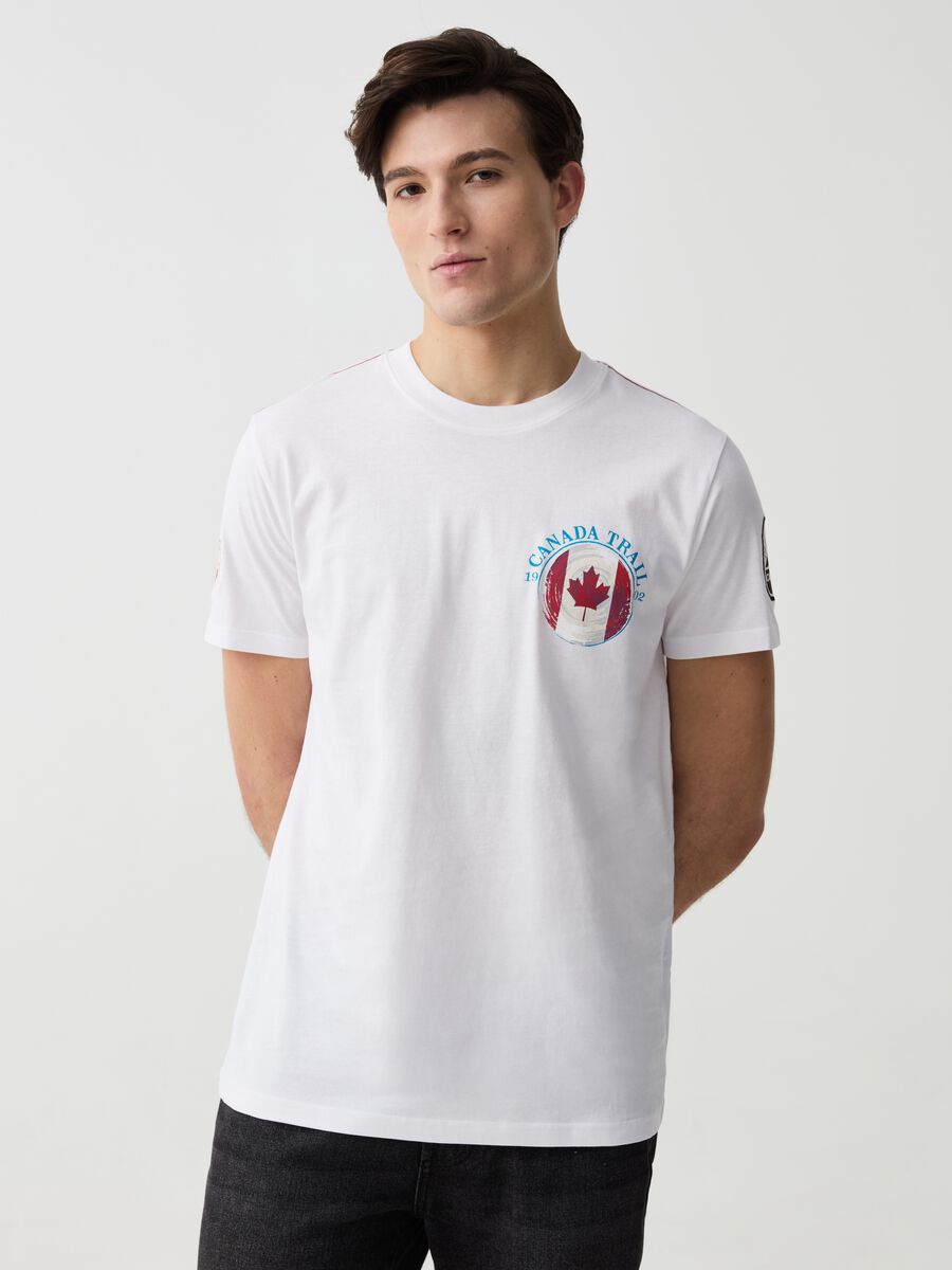 T-shirt con stampa Canada Trail_0