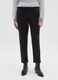 Black Stretch Cotton Regular Fit Trousers_1