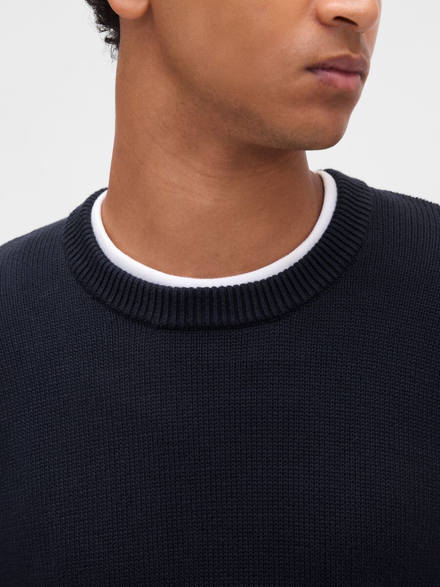 Blue Cotton Sweater_3