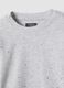 T-shirt grigia in cotone organico e viscosa elasticizzata con strass_1