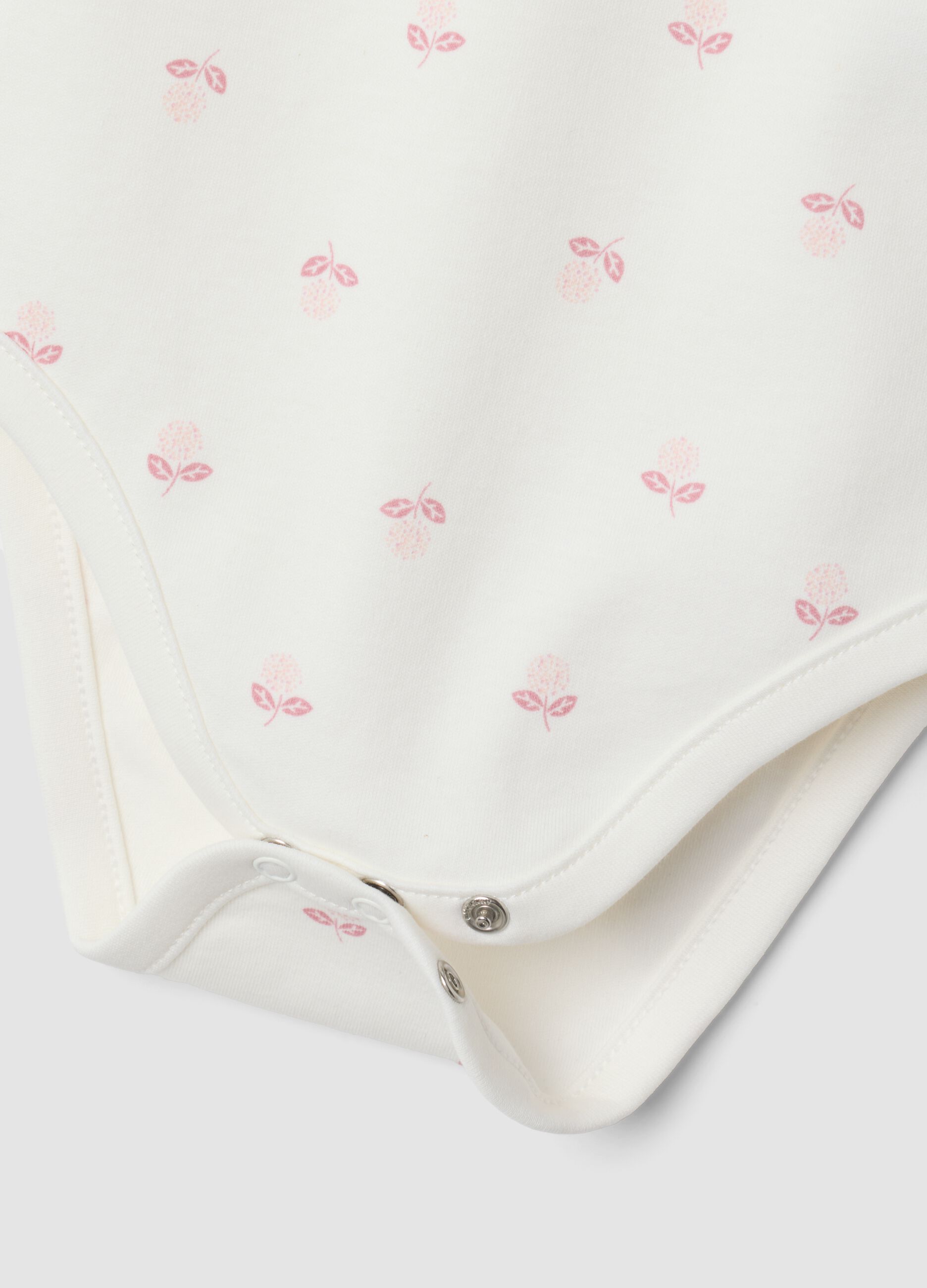 Bipack body bianchi in puro cotone organico girocollo per neonata