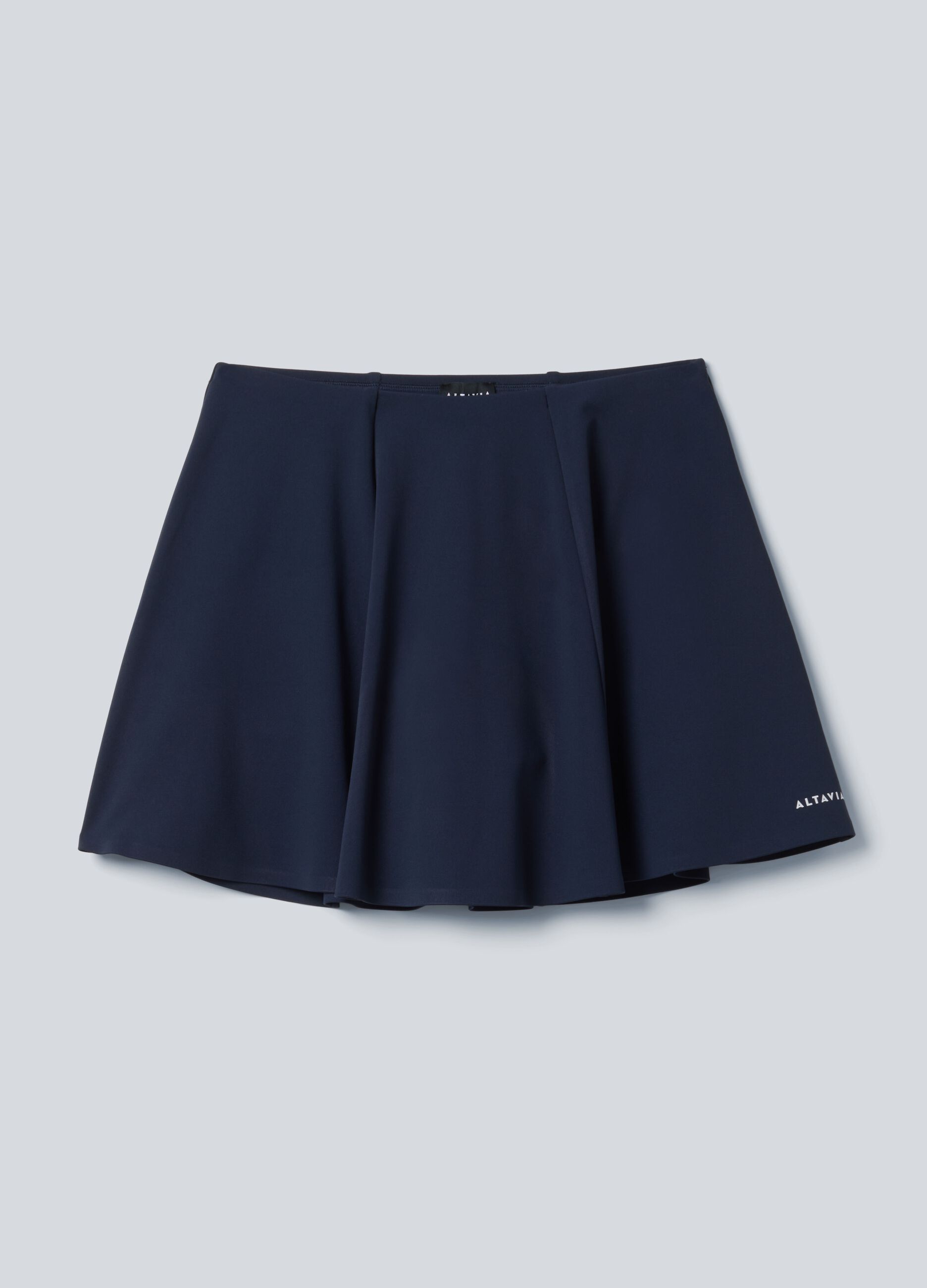 Gonna sportiva blu in tessuto tecnico elasticizzato con shorts integrati ALTAVIA COURT