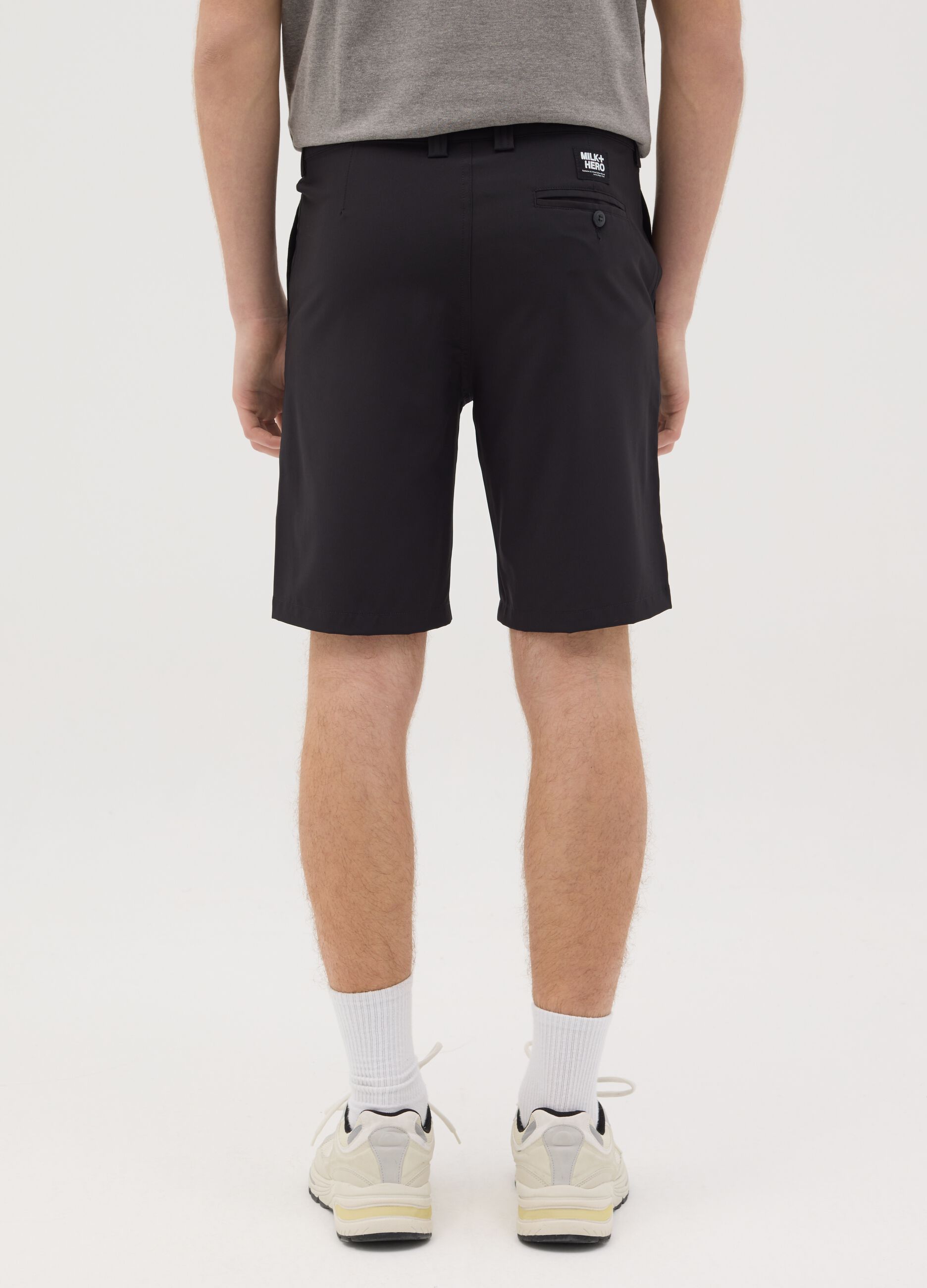 MILK+HERO Stretch Black Beach Boxers