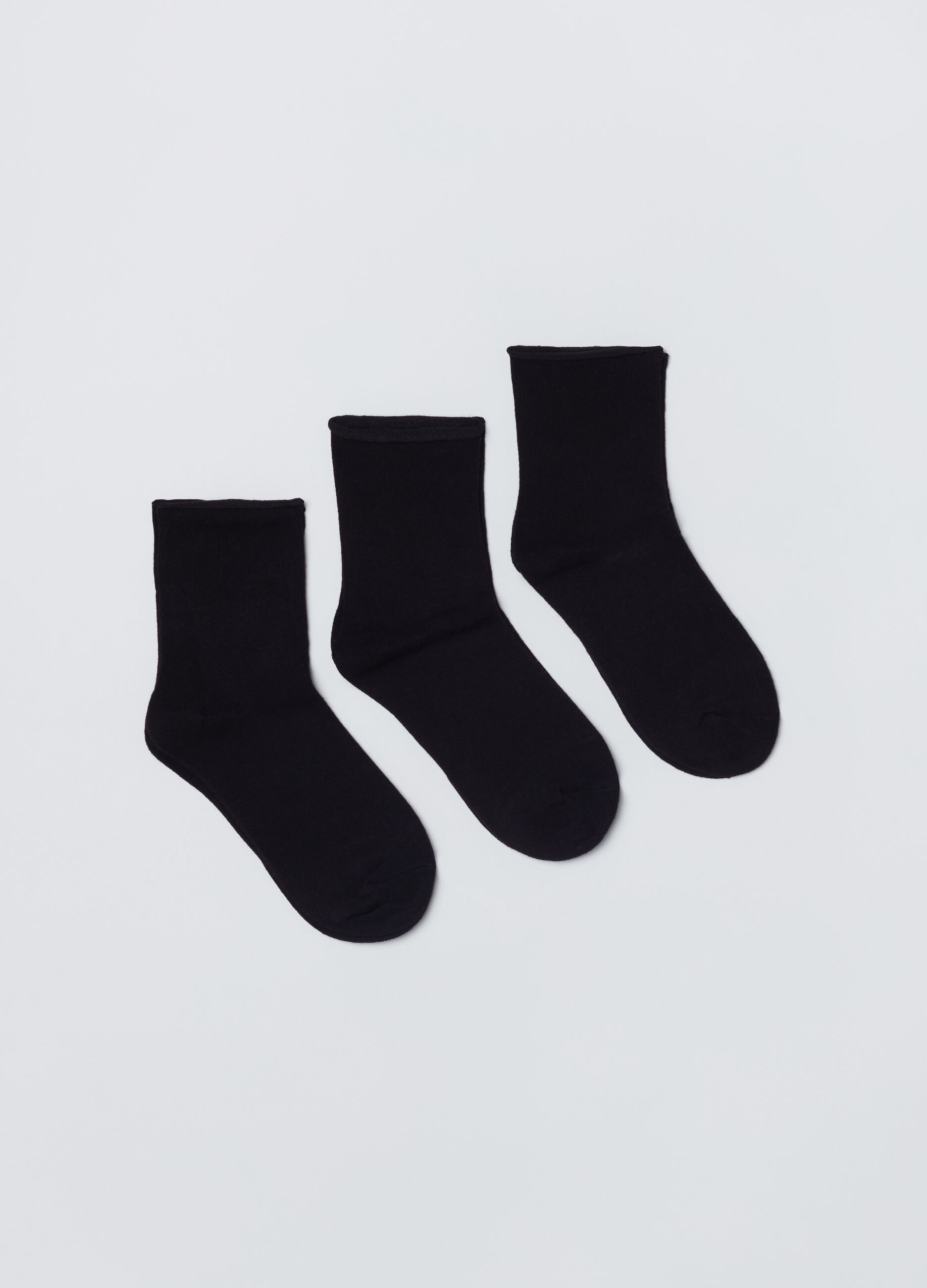 Tripack calze corte stretch