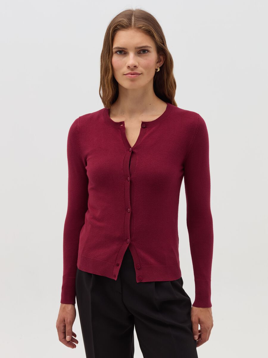 Cardigan in viscosa_0