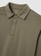 Green cotton blend polo regular fit_5