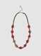 Collana rossa con perline e dettagli etnici_1