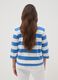 Regular Fit Multicolour Striped Pure Cotton Jumper_3