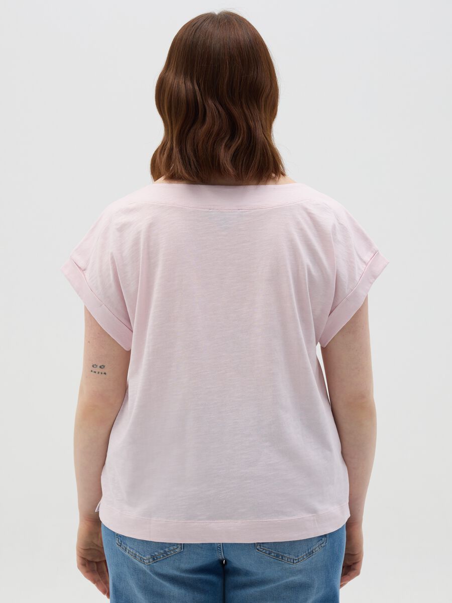 Curvy T-shirt in slub jersey_1