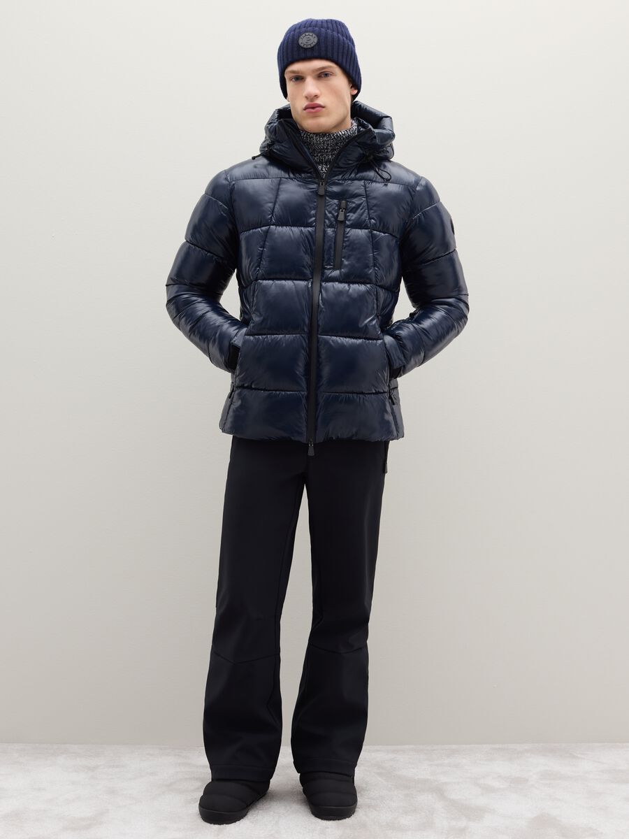 Blue Wool Blend Hat_0