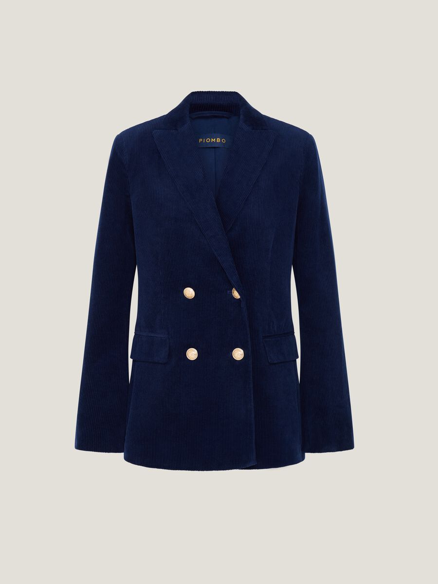 Blazer doppiopetto in corduroy_3