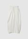 White Stretch Cotton Baggy Trousers_5