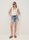 White stretch cotton tank top_1