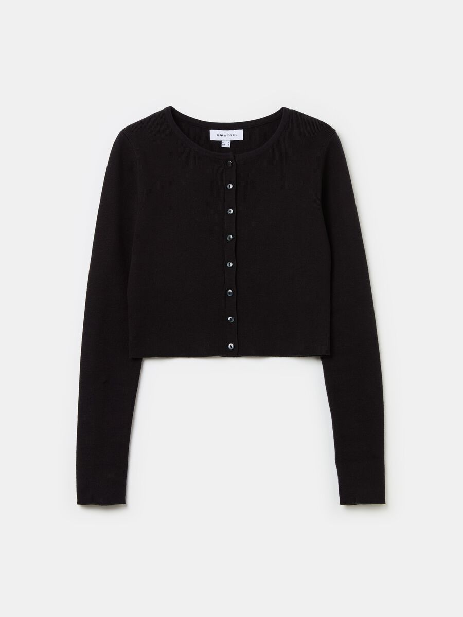 Ribbed crop cardigan_4