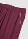 Purple pyjama trousers with elastic waistband_5