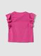 Pink organic cotton vest top with ruffles_1
