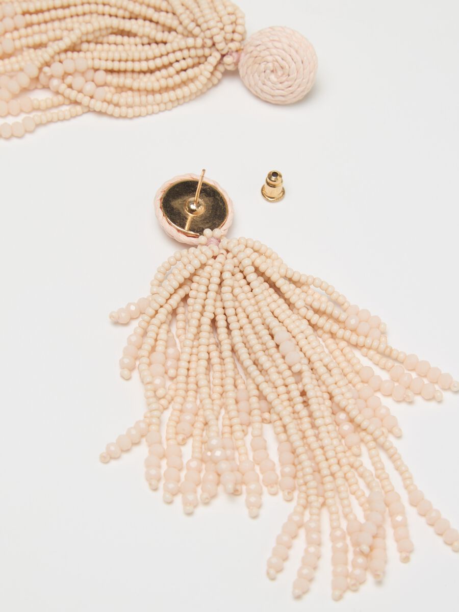 Earrings with pendants and beads_2