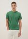 Green pure cotton short-sleeved t-shirt regular fit_2
