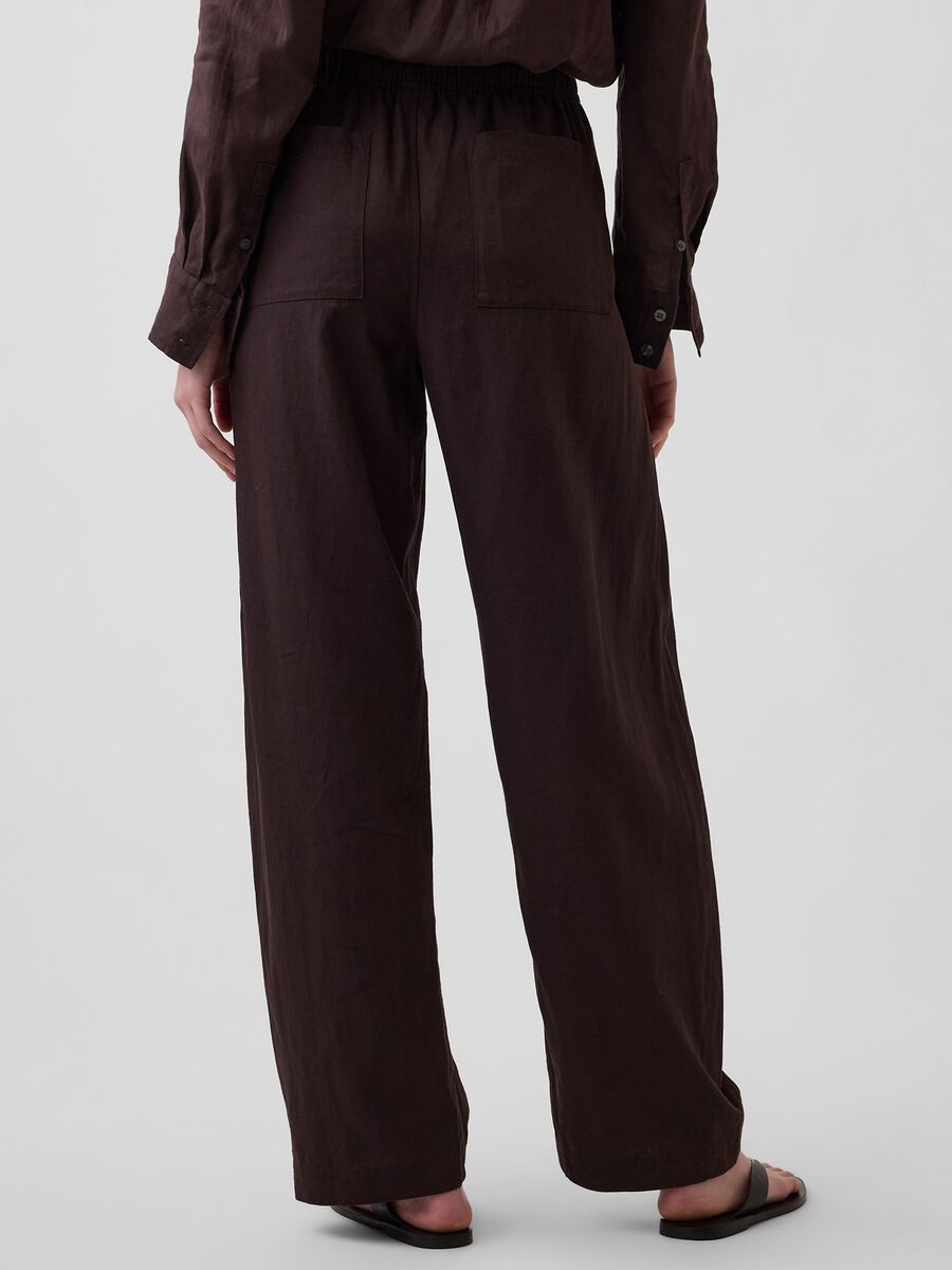 Linen-blend palazzo trousers_2