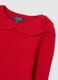 Maglione con colletto rosso da bambina regular fit_2