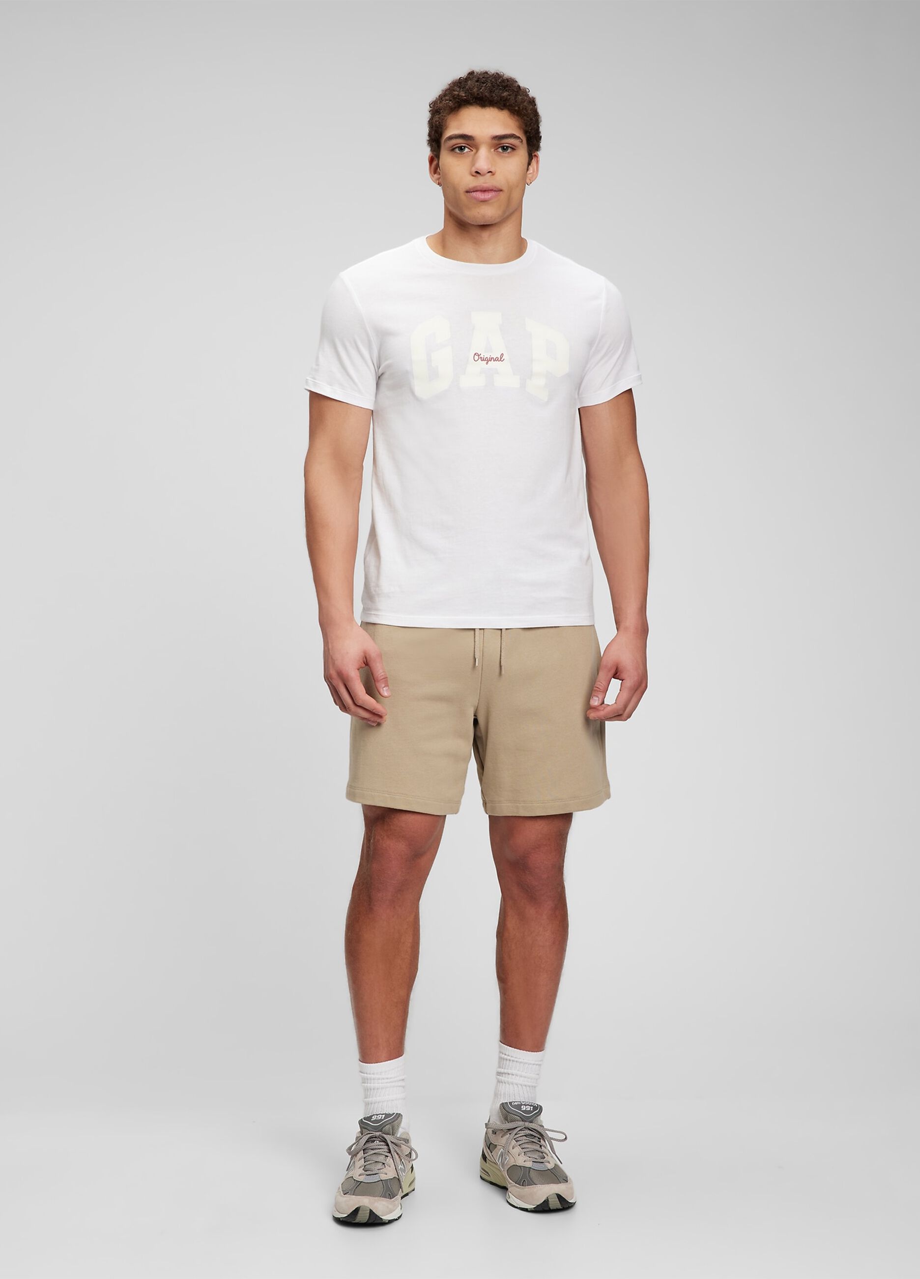 Cotton T-shirt with logo print