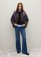 Blue scarf with floral details_3