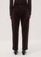 Brown ribbed stretch-cotton trousers with elasticated waistband_3